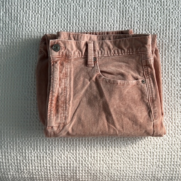 American eagle. Super Stretch pink coral Cordaroy pants - Picture 4 of 4